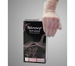 Одноразовые виниловые перчатки 100 шт, Размер С (фото)